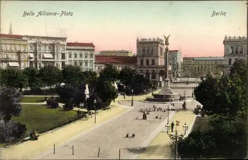 Ak Berlin Kreuzberg, Belle Alliance Platz