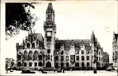 Ak Saarbrücken im Saarland, Rathaus