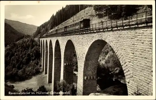 Ak Breitnau im Schwarzwald, Höllental, Ravenna Viadukt