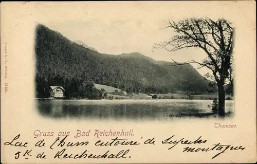 Ak Bad Reichenhall in Oberbayern, Thumsee