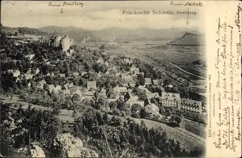 Ak Streitberg Wiesenttal Fränkische Schweiz, Panorama