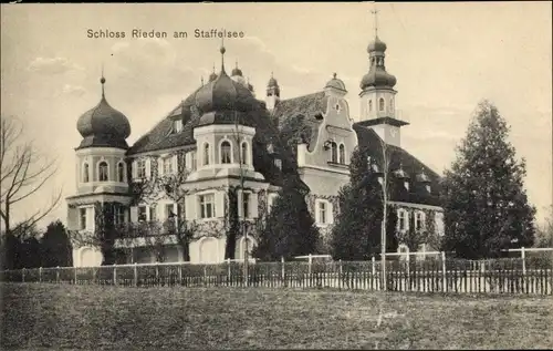 Ak Seehausen am Staffelsee, Schloss Rieden