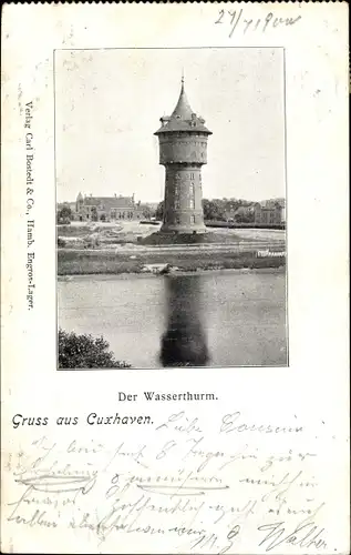 Ak Nordseebad Cuxhaven, Der Wasserturm