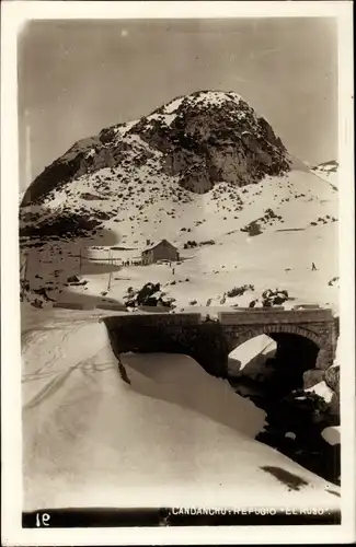 Ak Aragonien Spanien, Candanchu, Refugio El Ruso