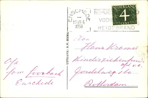 Ak Enschede Overijssel Niederlande, Stadhuis