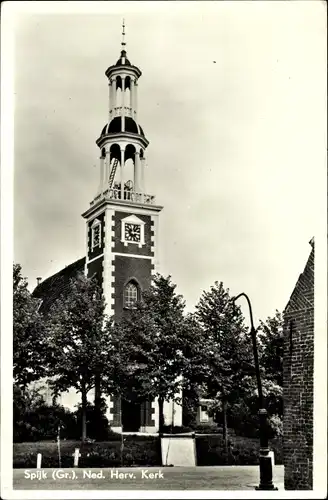 Ak Spijk Groningen, Ned. Herv. Kerk