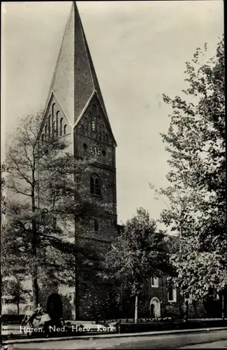 Ak Haren Groningen Niederlande, Ned. Herv. Kerk