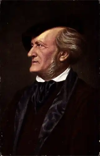 Künstler Ak Komponist, Dramatiker und Dichter Richard Wagner, 1813 bis 1883