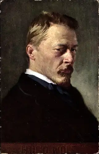 Ak Komponist Hugo Wolf, Portrait, BKWI 874 31