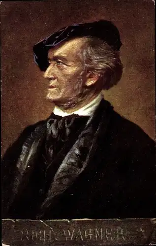 Ak Komponist, Dramatiker und Dichter Richard Wagner