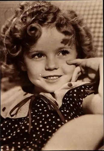 Ak Schauspielerin Shirley Temple, Portrait