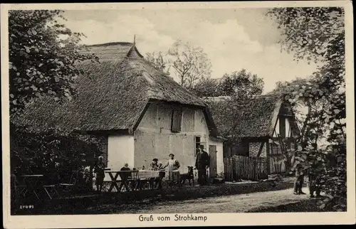 Ak Insel Rügen, Strohkamp