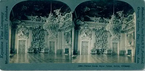 Stereo Foto Berlin Mitte, Throne Room, Royal Palace