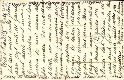 Ak Bâle Basel Stadt Schweiz, Luftschiff LZ 127 Graf Zeppelin über der Stadt