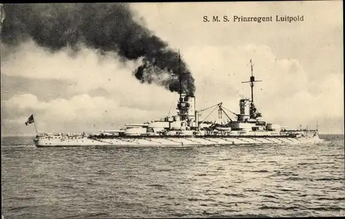 Ak Deutsches Kriegsschiff, SMS Prinzregent Luitpold