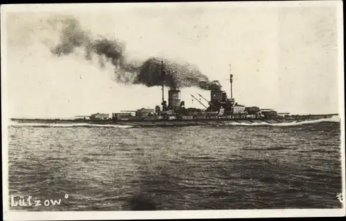 Foto Ak Deutsches Kriegsschiff, Lützow