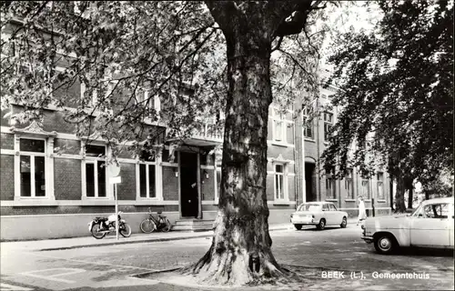 Ak Beek Limburg Niederlande, Gemeentehuis