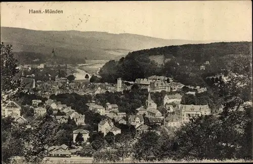 Ak Hann. Münden in Niedersachsen, Panorama