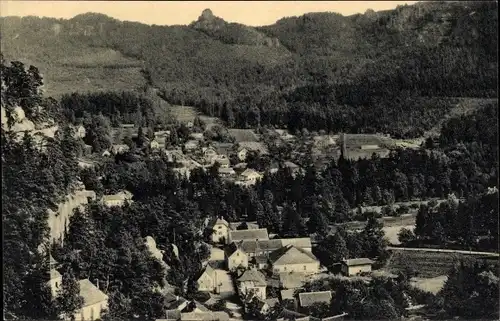 Ak Oybin in der Oberlausitz, Panorama