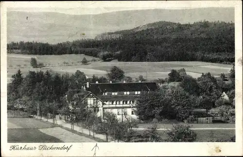Ak Lückendorf, Blick auf das Kurhaus