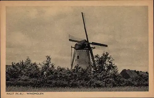 Ak Aalst Nordbrabant Niederlande, Windmolen