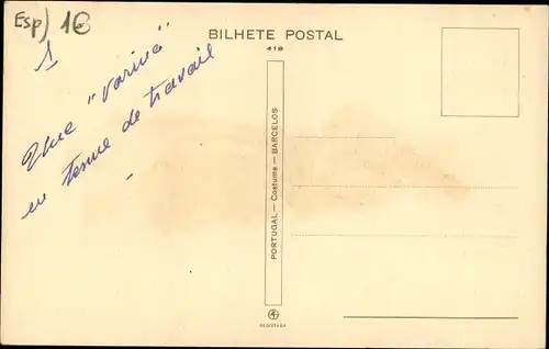 Künstler Ak Barcelona, Frau in spanischer Tracht, Bäuerin, Kopftuch