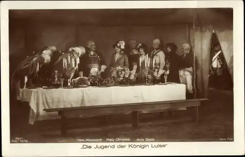 Ak Schauspieler Hans Mierendorff, Mady Christians und Anita Dorris, Die Jugend der Königin Luise