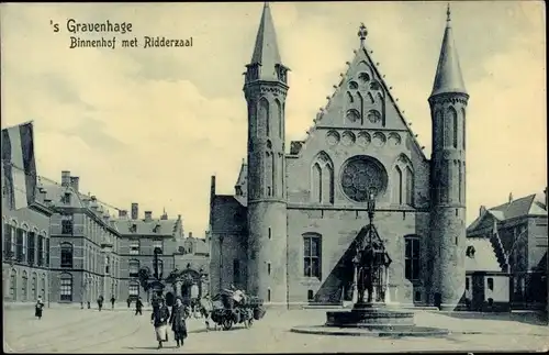 Ak 's Gravenhage Den Haag Südholland, Binnenhof met Ridderzaal