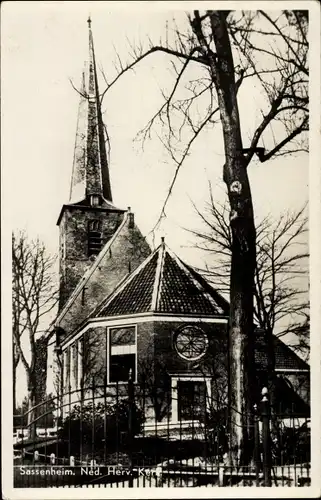 Ak Sassenheim Südholland, Ned. Herv. Kerk