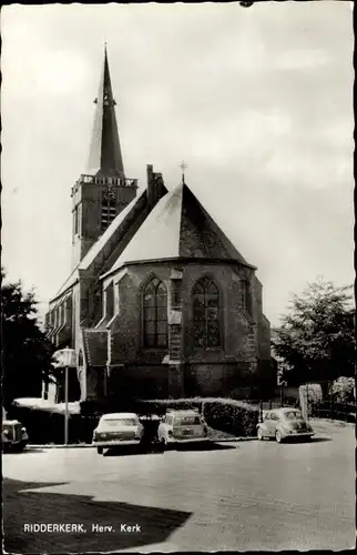 Ak Ridderkerk Südholland Niederlande, Herv. Kerk