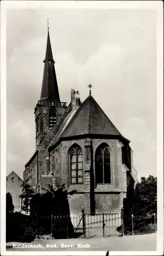 Ak Ridderkerk Südholland Niederlande, Ned. Herv. Kerk