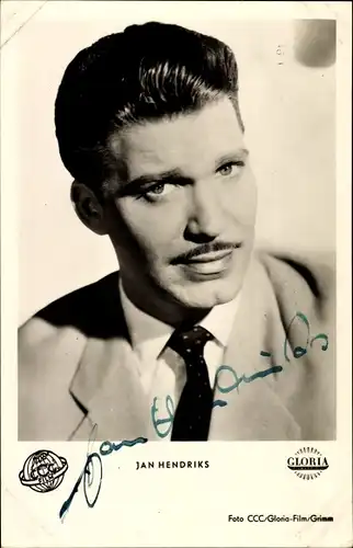 Ak Schauspieler Jan Hendriks, Portrait, Autogramm