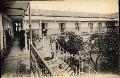 Ak Biskra Algerien, Grand Hôtel du Sahard