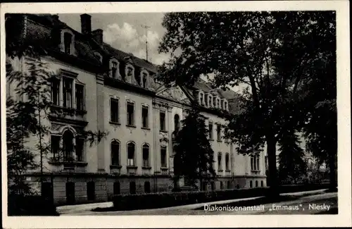 Ak Niesky in der Oberlausitz, Diakonissenanstalt Emmaus