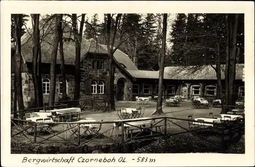 Ak Cunewalde in der Oberlausitz, Czorneboh, Bergwirtschaft