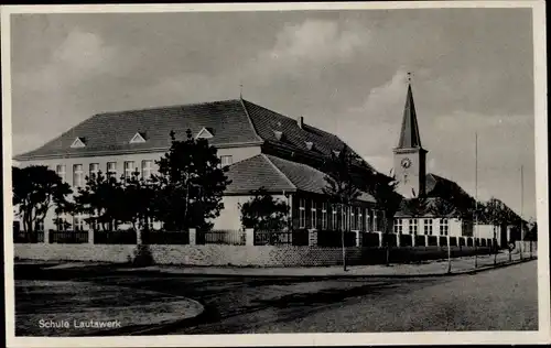 Ak Lautawerk Lauta im Kreis Bautzen, Schule