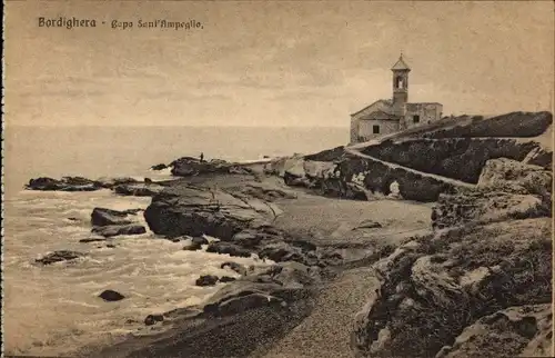 Ak Bordighera Liguria, Capo Sant' Ampeglio