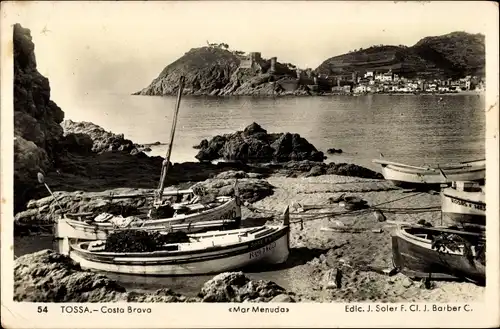 Ak Tossa Costa Brava Katalonien, Mar Menuda
