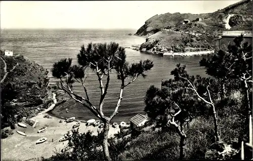 Ak Portbou Port Bou Katalonien, Teilblick