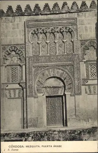 Ak Cordoba Andalusien, Mezquita, Puerta Arabe, Arabisches Tor