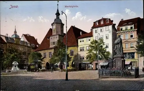 Ak Jena in Thüringen, Marktplatz