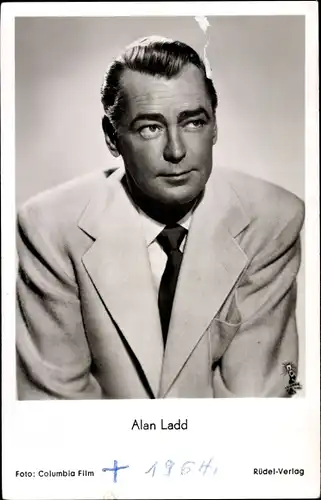 Ak Schauspieler Alan Ladd in Hölle unter Null