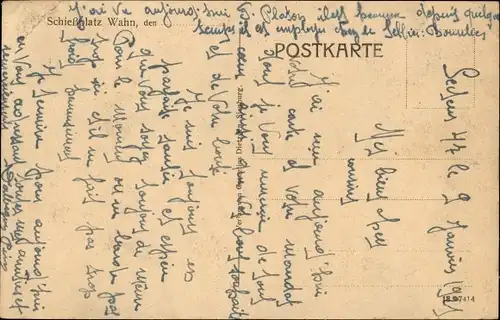 Ak Wahn Köln, Schießplatz Wahn