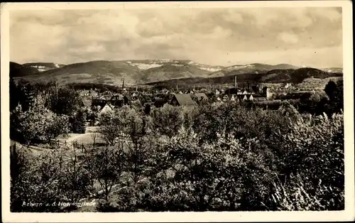 Ak Achern in Baden Schwarzwald, Panorama mit Hornisgrinde