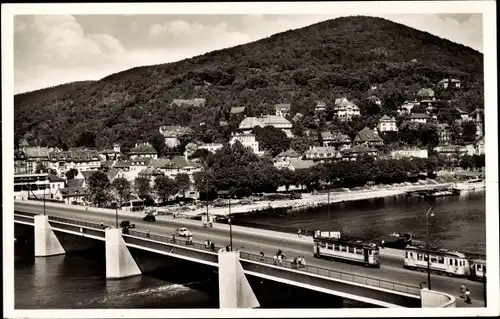 Ak Heidelberg am Neckar, Die neue Brücke