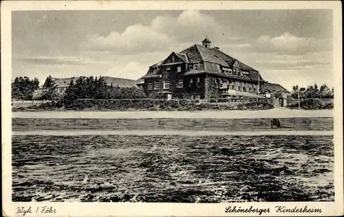 Ak Wyk auf Föhr Nordfriesland, Schöneberger Kinderheim