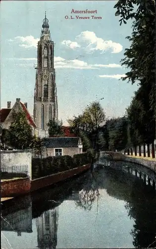 Ak Amersfoort Utrecht Niederlande, O.L. Vrouwe Toren