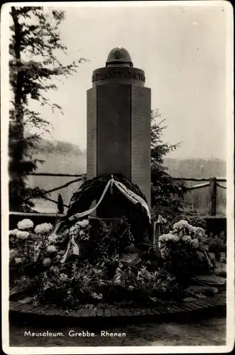 Ak Rhenen Utrecht, Mausoleum Grebbe