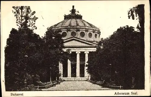 Ak București Bukarest Rumänien, Atheneum Saal