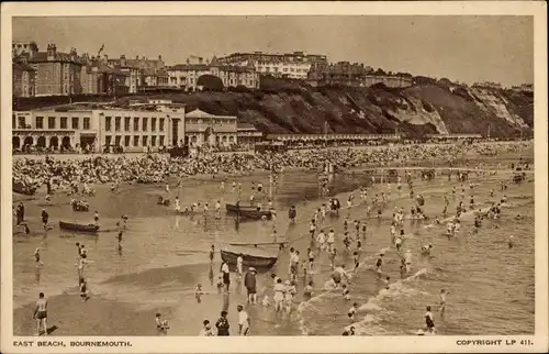 Ak Bournemouth Dorset England, East Beach